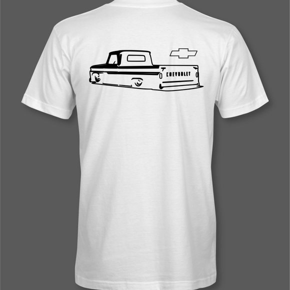 60-66 Chevrolet Chevy Truck Longbed Retro T-Shirt - Picture 7 of 11